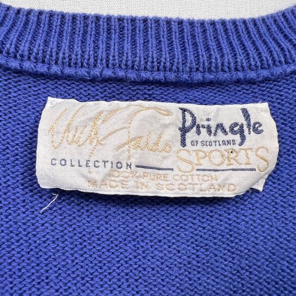 Vintage Pringle of Scotland Nick Faldo Golf Intarsia Sweater Size Medium - Picture 4 of 15